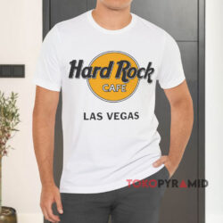 Hard Rock Cafe Las Vegas Logo White T shirt