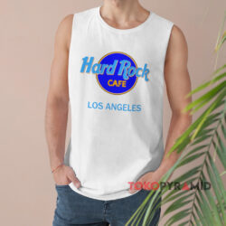 Hard Rock Cafe Los Angeles Logo Shirt 2 Hard Rock Cafe Los Angeles Logo White Tank Top