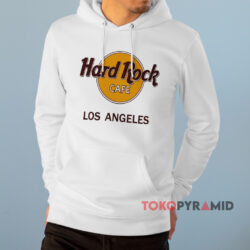 Hard Rock Cafe Los Angeles T-shirt 4 Hard Rock Cafe Los Angeles White Hoodie