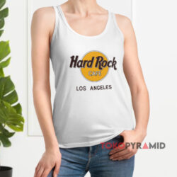 Hard Rock Cafe Los Angeles Shirt 2 Hard Rock Cafe Los Angeles White Tank Top