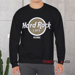 Hard Rock Cafe Rome Shirt 3 Hard Rock Cafe Rome Black Sweatshirt
