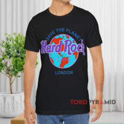 Hard Rock Cafe Save The Planet London Black T shirt
