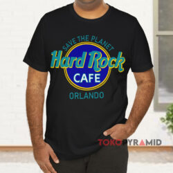 Hard Rock Cafe Save The Planet Orlando Black T shirt