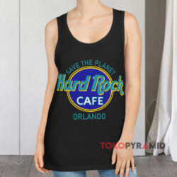 Hard Rock Cafe Save The Planet Orlando Shirt 2 Hard Rock Cafe Save The Planet Orlando Black Tank Top