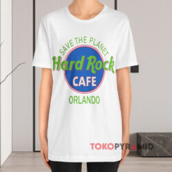 Hard Rock Cafe Save The Planet Orlando White T shirt