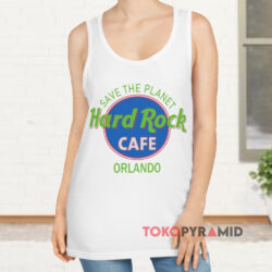 Hard Rock Cafe Save The Planet Orlando Shirt 2 Hard Rock Cafe Save The Planet Orlando White Tank Top