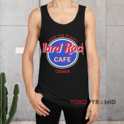Hard Rock Cafe Save The Planet Osaka Shirt 2 Hard Rock Cafe Save The Planet Osaka Black Tank Top