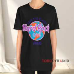 Hard Rock Cafe Save The Planet Paris Black T shirt