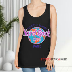 Hard Rock Cafe Save The Planet Paris Shirt 2 Hard Rock Cafe Save The Planet Paris Black Tank Top