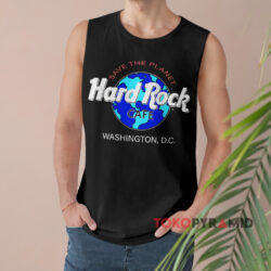 Hard Rock Cafe Save The Planet Washington D.C. Shirt 3 Hard Rock Cafe Save The Planet Washington D c Black Tank Top
