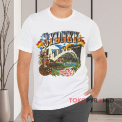 Hard Rock Cafe Sydney Australia White T shirt