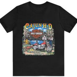 Harley Davidson Cajun H d Lafayette Louisiana T shirt
