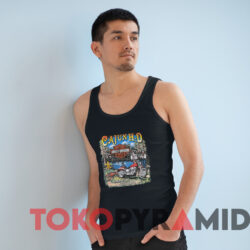 Harley Davidson Cajun H d Lafayette Louisiana T shirt Black TankTop