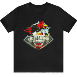 Harley Davidson Foghorn Leghorn Logo T-shirt 5 Harley Davidson Foghorn Leghorn Logo T shirt