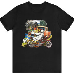 Harley Davidson Foghorn Leghorn Looney Tunes T-shirt 5 Harley Davidson Foghorn Leghorn Looney Tunes T shirt