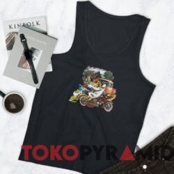 Harley Davidson Foghorn Leghorn Looney Tunes T-shirt 3 Harley Davidson Foghorn Leghorn Looney Tunes T shirt Black TankTop