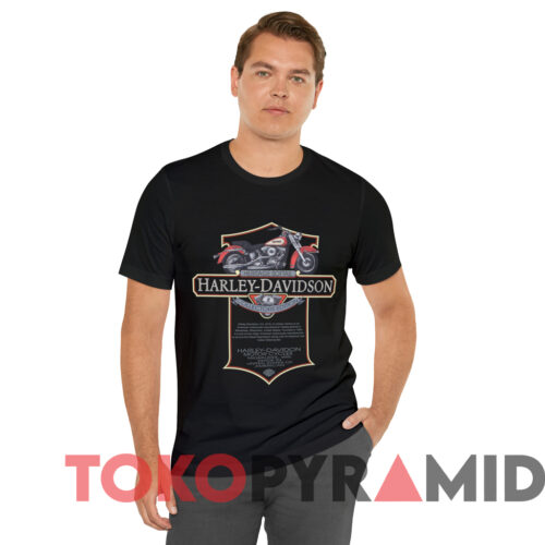 Harley Davidson Heritage Softail Collectors Edition T shirt Black T shirt Harley Davidson Heritage Softail Collectors Edition T shirt Black T shirt