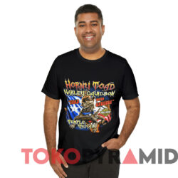 Harley Davidson Horny Toad Temple Texas T shirt Black T shirt