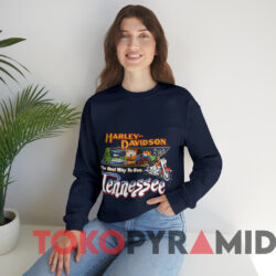 Harley Davidson The Best Way To See Tennessee T-shirt 3 Harley Davidson The Best Way To See Tennessee T shirt Navy Sweatshirt