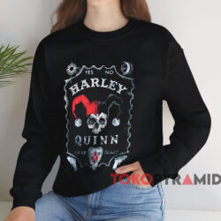 Harley Quinn Sane Crazy T-shirt 2 Harley Quinn Sane Crazy T shirt Black Sweatshirt