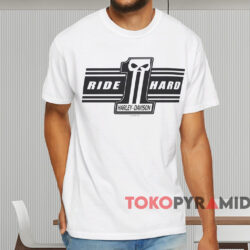 Harley davidson Ride Hard T shirt White T shirt