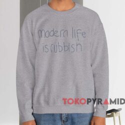Harry Styles Modern Life Is Rubbish T shirt Grey Sweatshirt