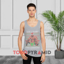 Have A Barry Merry Christmas Meme Ugly Sweatshirt 3 Have A Barry Merry Christmas Meme Ugly Grey Tank Top