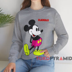Hawaii Mickey Mouse T-shirt 3 Hawaii Mickey Mouse T shirt Grey Sweatshirt