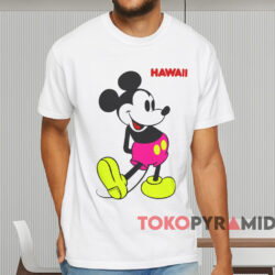 Hawaii Mickey Mouse T shirt White T shirt
