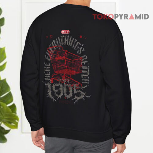 Heb Metal Sweatshirt Back Heb Metal Sweatshirt Back