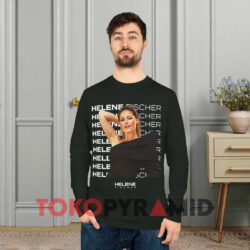 Helene Fischer Schwarz Row Motiv Tournee 2023 Black Long sleeved