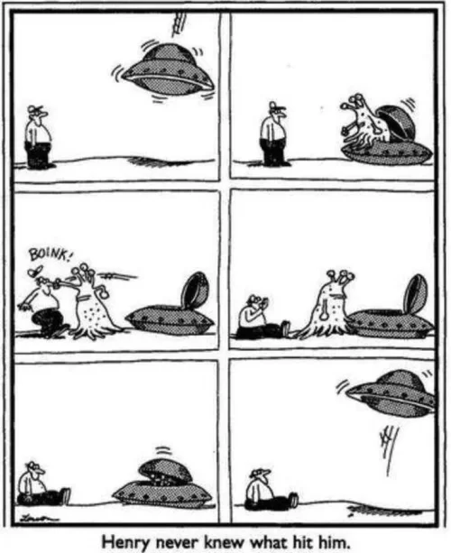 Henry Never Knew What Hit Him - Top 10 The Far Side Comics Destined for Comedy Hall of Fame - TokoPyramid