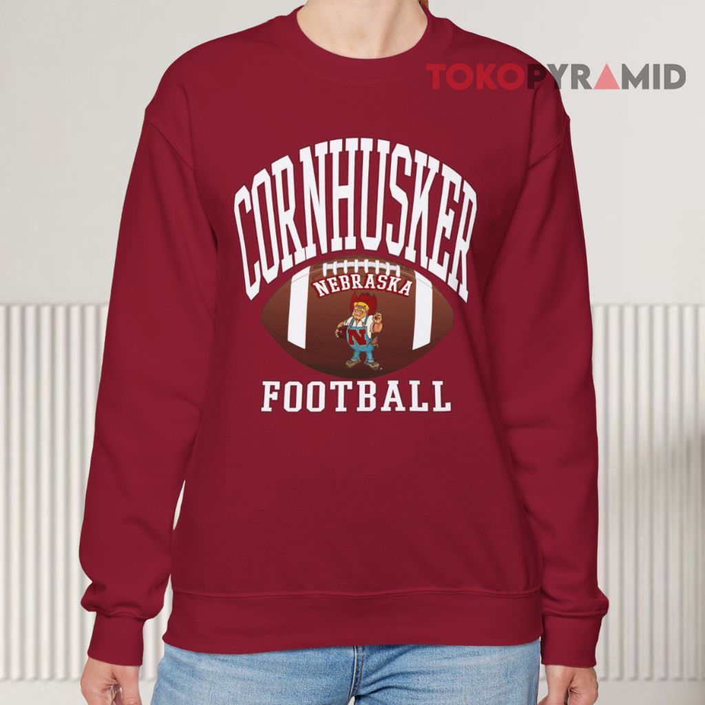 Herbie Husker Nebraska Cornhusker Football Sweatshirt Herbie Husker Nebraska Cornhusker Football Sweatshirt