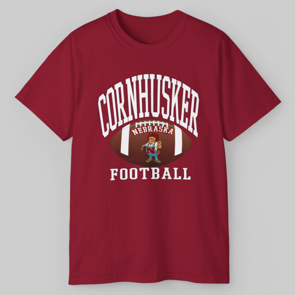 Herbie Husker Nebraska Cornhusker Football T shirt Herbie Husker Nebraska Cornhusker Football T shirt