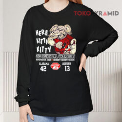 Here Kitty Kitty 2020 Iron Bowl Champions Alabama Auburn Shirt 4 Here Kitty Kitty 2020 Iron Bowl Champions Alabama Auburn Long sleeved