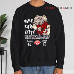 Here Kitty Kitty 2020 Iron Bowl Champions Alabama Auburn Shirt 3 Here Kitty Kitty 2020 Iron Bowl Champions Alabama Auburn Sweatshirt