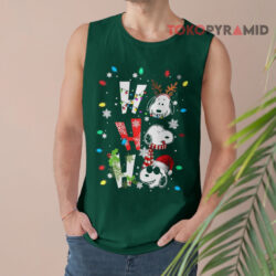 Ho Ho Ho Snoopy Ugly Christmas Tank Top