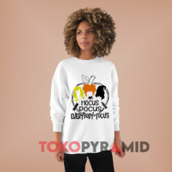 Hocus Pocus Everybody Focus White Sweatshirt