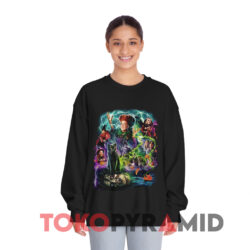 Hocus Pocus Halloween Sanderson Sisters T-shirt 3 Hocus Pocus Halloween Sanderson Sisters Black Sweatshirt