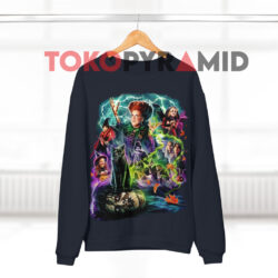 Hocus Pocus Halloween Sanderson Sisters Navy Sweatshirt