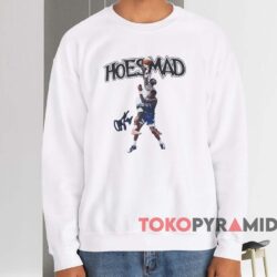 Hoes Mad Anthony Edwards Shirt 4 Hoes Mad Anthony Edwards Minnesota Timberwolves Signature Shirt White Sweatshirt