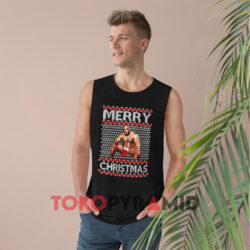Hokuga Iykyk Merry Christmas Black Tank Top