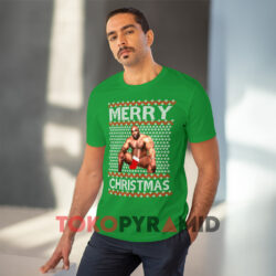 Hokuga Iykyk Merry Christmas Green T shirt