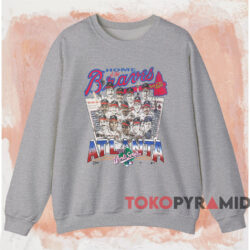 Home Of The Braves 1991 World Series Caricature Shirt Grey Sweatshirt