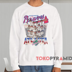 Home Of The Braves 1991 World Series Caricature Shirt White Sweatshirt