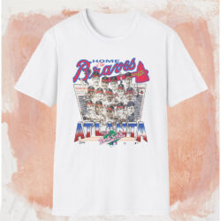 Home Of The Braves 1991 World Series Caricature Shirt White T shirt