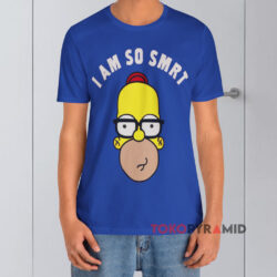 Homer Simpson I Am So Smrt Shirt 4 Homer Simpson I Am So Smrt Blue T shirt