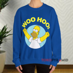 Homer Simpson Woohoo Blue Sweatshirt