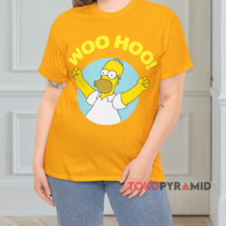 Homer Simpson Woohoo Yellow T shirt