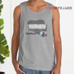 Hornets Charlotte Big Spell Out Logo Shirt 4 Hornets Charlotte Big Spell Out Logo Tank Top